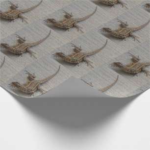 Lizard Photo Pattern Wrapping Paper