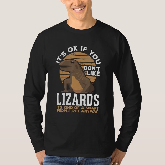 Lizard Reptile Owner T-Shirt (Front)