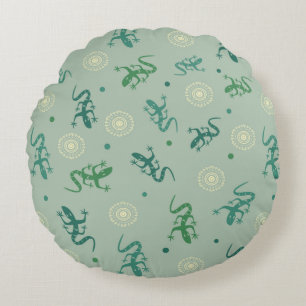 Lizard Round Cushion