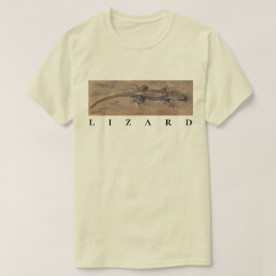 Lizard Sand Tan Southwest Animal Nature Painting T-Shirt