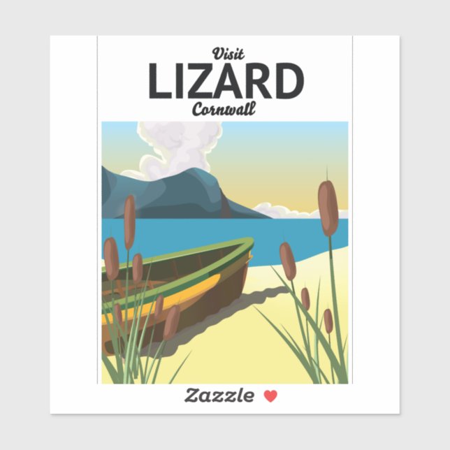 Lizard seaside travel poster (Sheet)