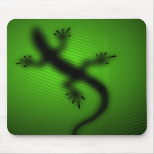 Lizard Silhouette Mouse Mat