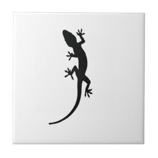 Lizard Silhouette Tile