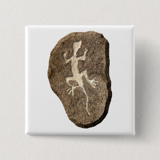 Lizard-stone 15 Cm Square Badge