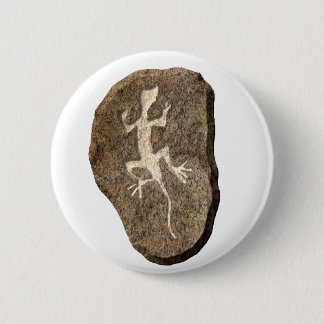 Lizard-stone 6 Cm Round Badge