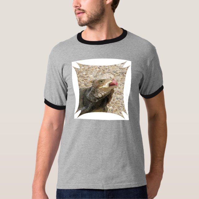 Lizard Tongue Men's T-Shirt (Front)