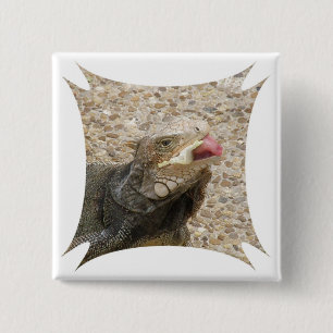 Lizard Tongue Square Pin