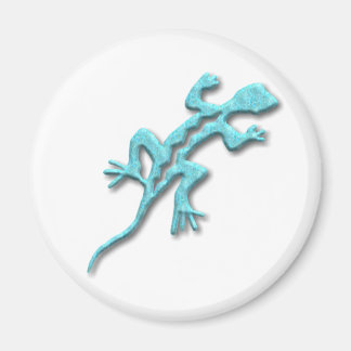 Lizard-turquoise Magnet