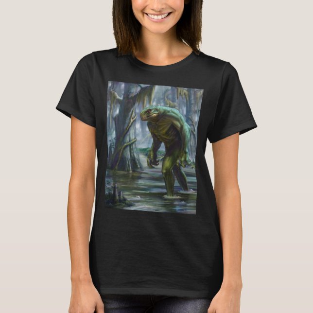 Lizardman of Scape Ore Swamp T-Shirt (Front)