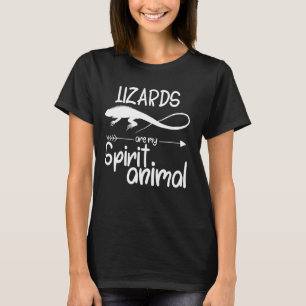 Lizards Are My Spirit Animal For Men Women Monitor T-Shirt