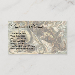 Lizards by Ernst Haeckel Vintage Lacertilia Animal Business Card
