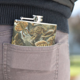 Lizards by Ernst Haeckel Vintage Lacertilia Animal Hip Flask