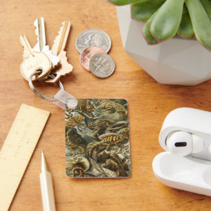 Lizards by Ernst Haeckel Vintage Lacertilia Animal Key Ring