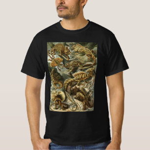 Lizards by Ernst Haeckel Vintage Lacertilia Animal T-Shirt