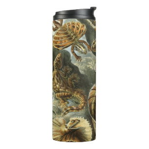 Lizards by Ernst Haeckel Vintage Lacertilia Animal Thermal Tumbler