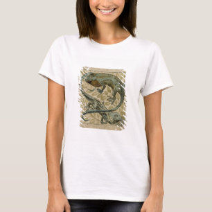 Lizards, design for a tile (w/c on paper) T-Shirt