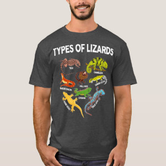 LizardShirt Types of Lizards For Toddler Boys Kids T-Shirt