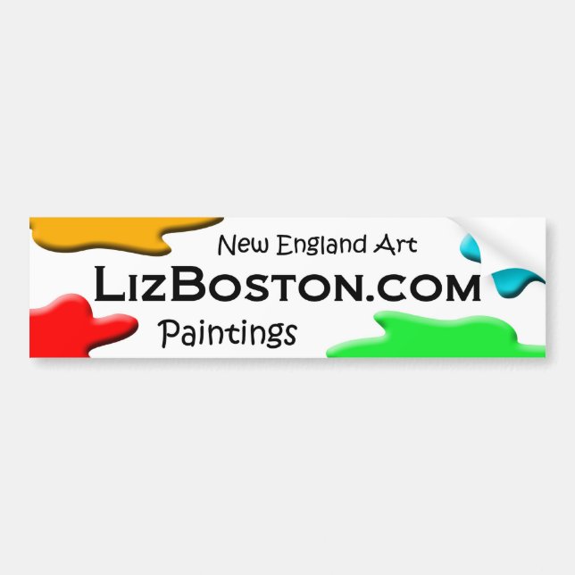 LizBoston.com Bumper Sticker (Front)