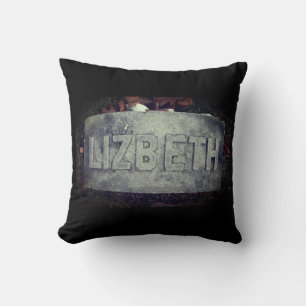 Lizzie Borden Grave 'Lizbeth' - Fall River, MA     Cushion
