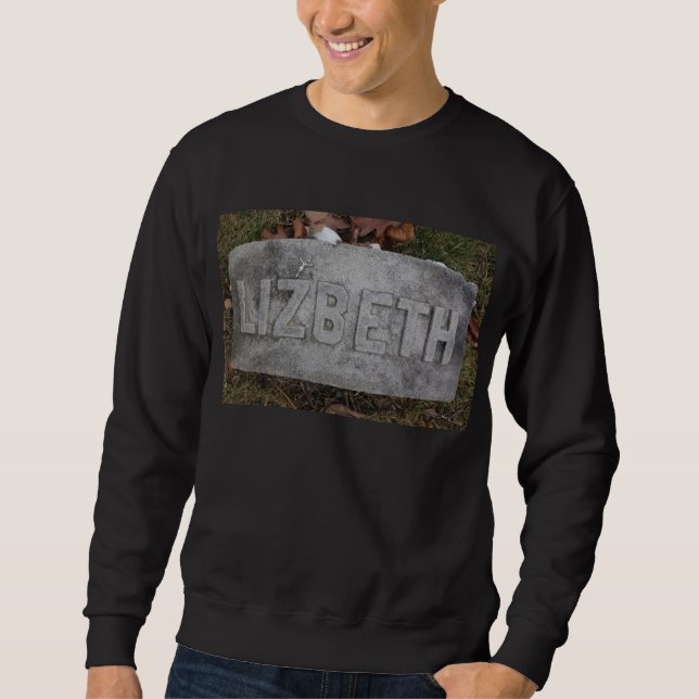 Lizzie Borden Gravestone - Fall River, MA Sweatshirt (Front)