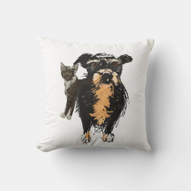 Lizzie&Kitty  Cushion (Front)