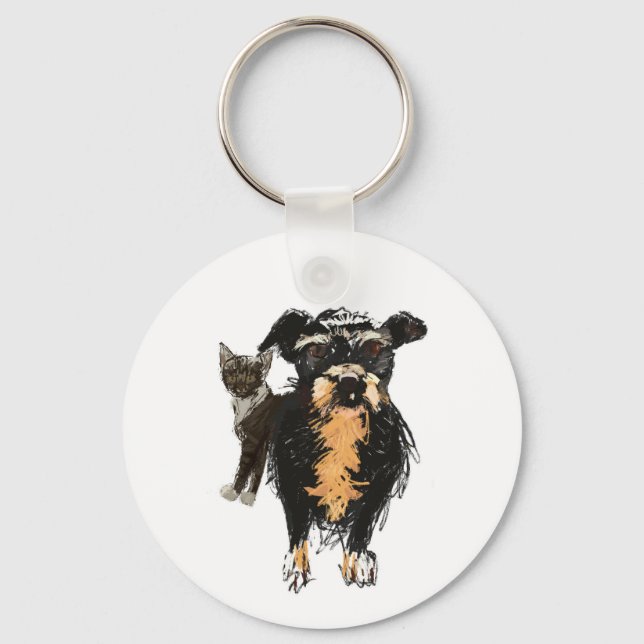 Lizzie&Kitty  Key Ring (Front)