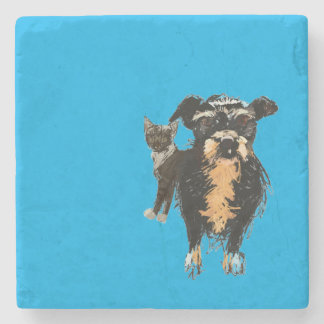 Lizzie&Kitty Stone Coaster