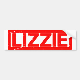 Lizzie Stamp Bumper Sticker