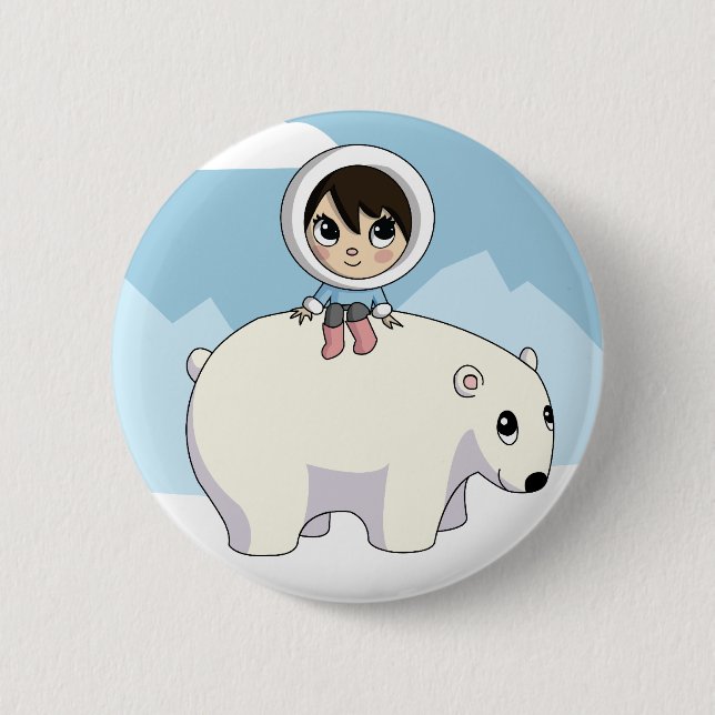 Lizzy and Frosting 6 Cm Round Badge (Front)