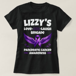 LIZZY'S Love-and-Laugh Brigade Pancreatic Awarenes T-Shirt