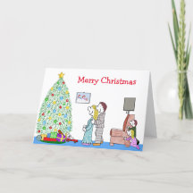 Lizzy's People Christmas Surprises Card