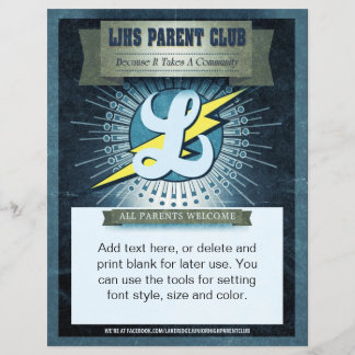 LJHS Parent Club Flyer full colour
