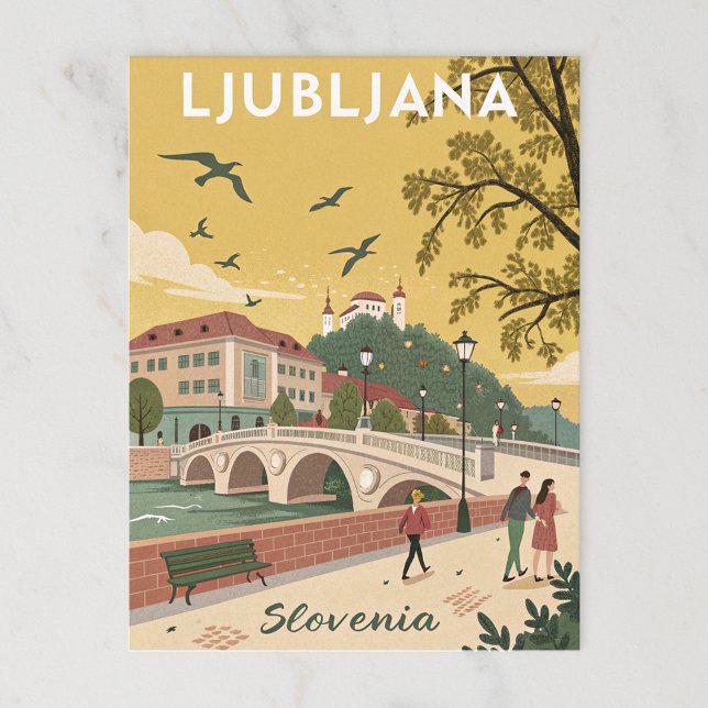 Ljubljana Castle Postcard (Creator Uploaded)