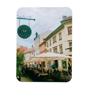 Ljubljana Cityscape Magnet