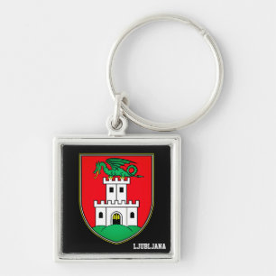 Ljubljana coat of arms - SLOVENIA Key Ring