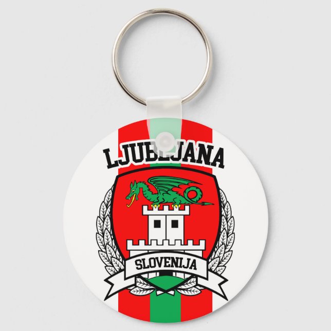 Ljubljana Key Ring (Front)