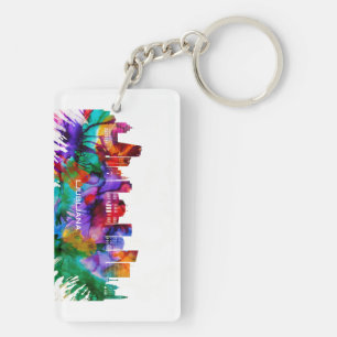 Ljubljana Skyline Key Ring