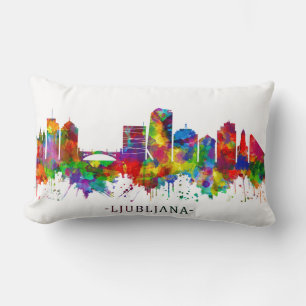 Ljubljana Skyline Lumbar Cushion