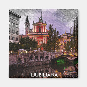 Ljubljana Slovenia Architecture Magnet