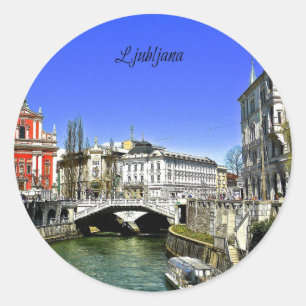 Ljubljana, Slovenia  Classic Round Sticker