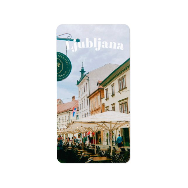 Ljubljana, Slovenia  Label (Front)
