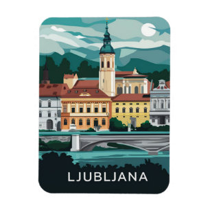 Ljubljana, Slovenia Magnet