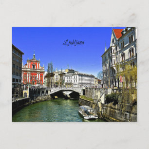 Ljubljana, Slovenia Postcard