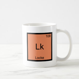 Lk - Locke Funny Element Chemistry Symbol T-Shirt Coffee Mug
