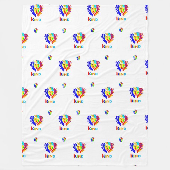 LK Logo Baby Blanket – Comfort That Inspires (Front)