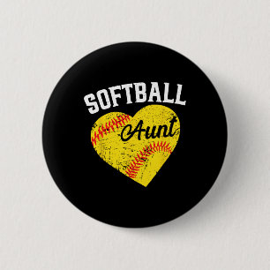 Ll Aunt Heart Softll 6 Cm Round Badge