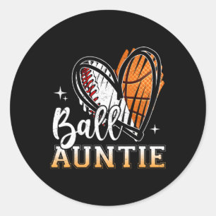 Ll Auntie Sell Sketll Auntie Mothers Day Classic Round Sticker