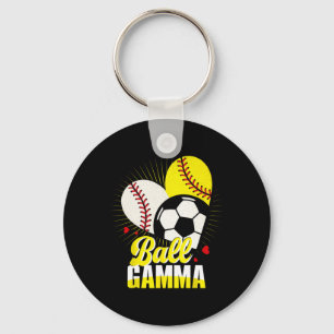 Ll Gamma Sell Softll Soccer Funny Cute Xmas Key Ring