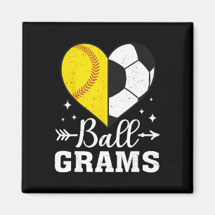 Ll Grams Funny Softll Soccer Grams Magnet