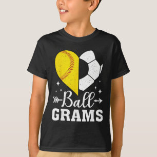 Ll Grams Funny Softll Soccer Grams  T-Shirt